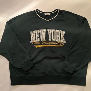 New York State Champions Crewneck, Garage, Sized Small (Cropped)